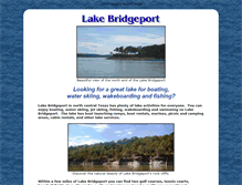 Tablet Screenshot of lake-bridgeport.com